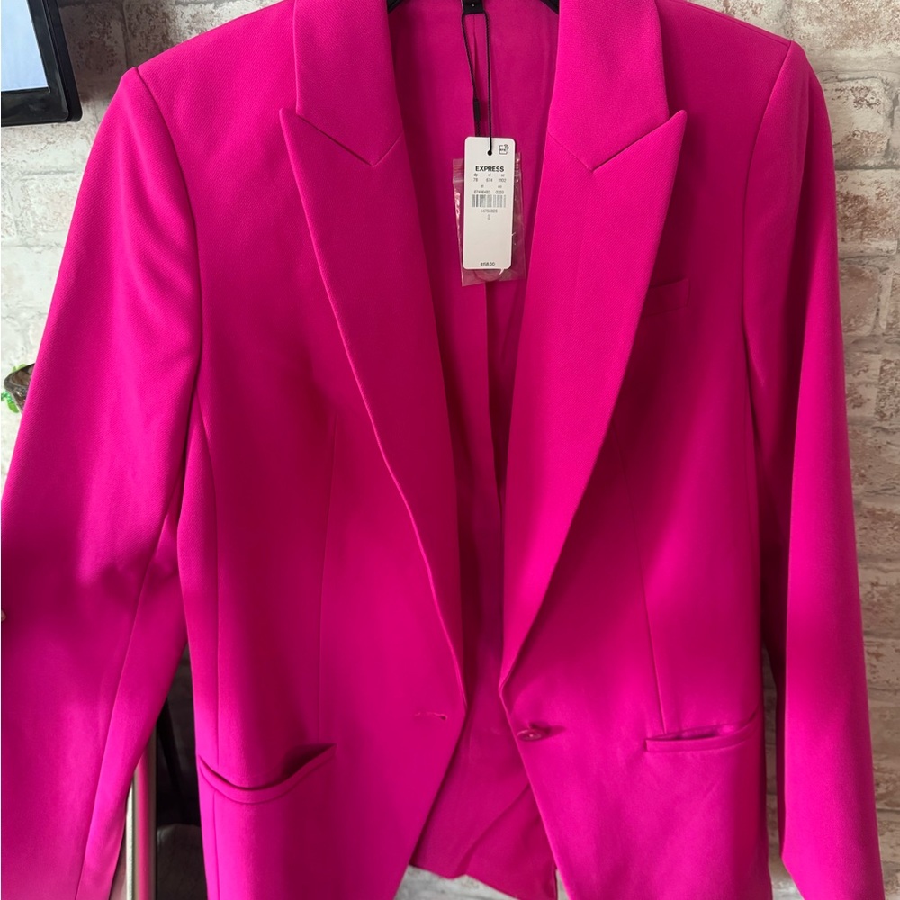 Express Fuchsia Blazer